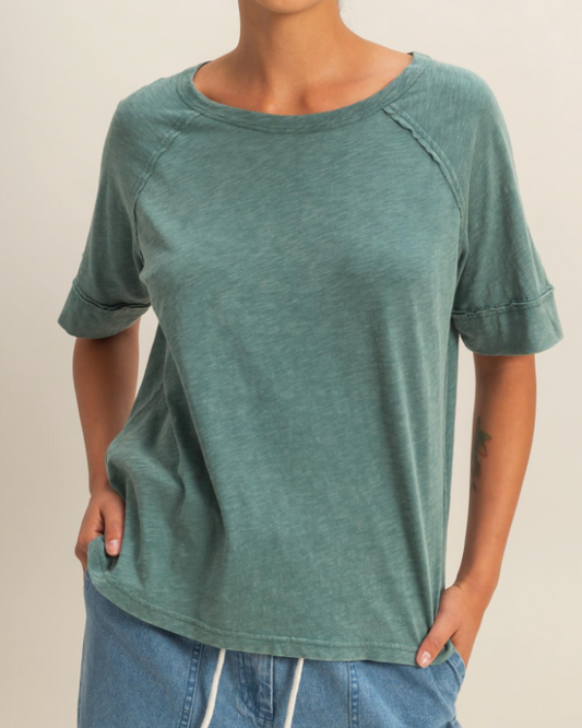 venice tee - teal