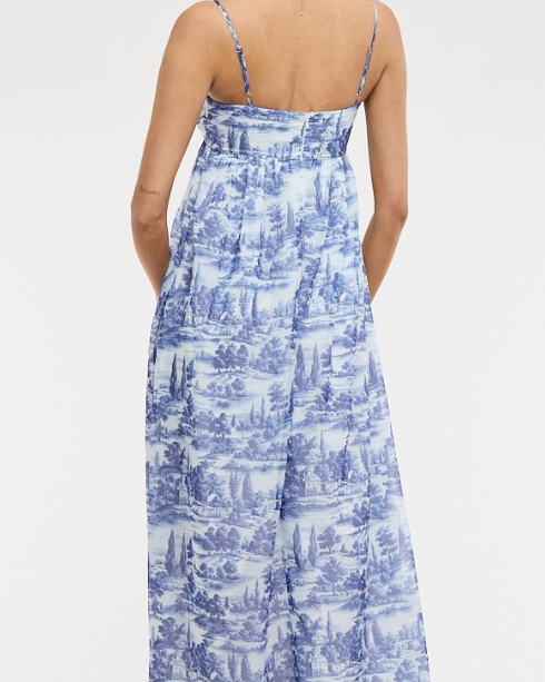 tuscan toile dress
