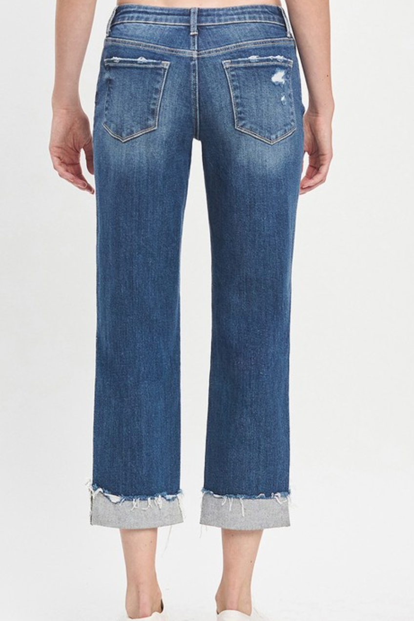 charlie mid-rise boyfriend jean