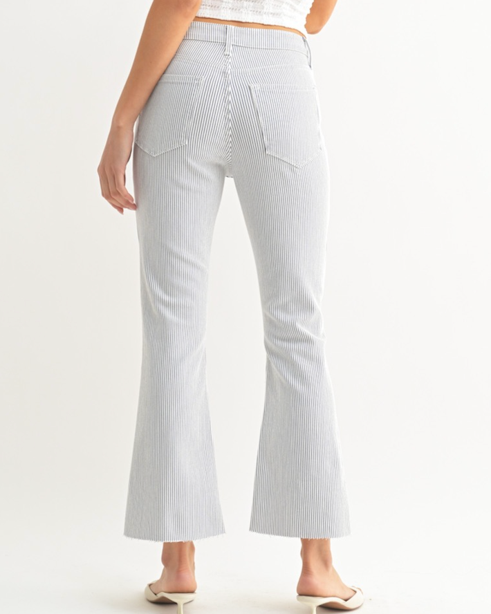 The Amalfi Stripe Crop Jean